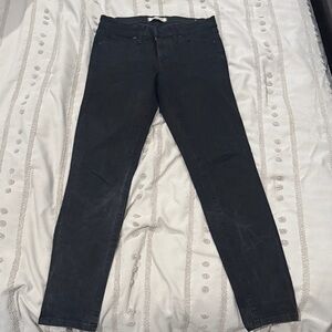 Madewell Women's Black Skinny Skinny Jeans Size 27 Preloved